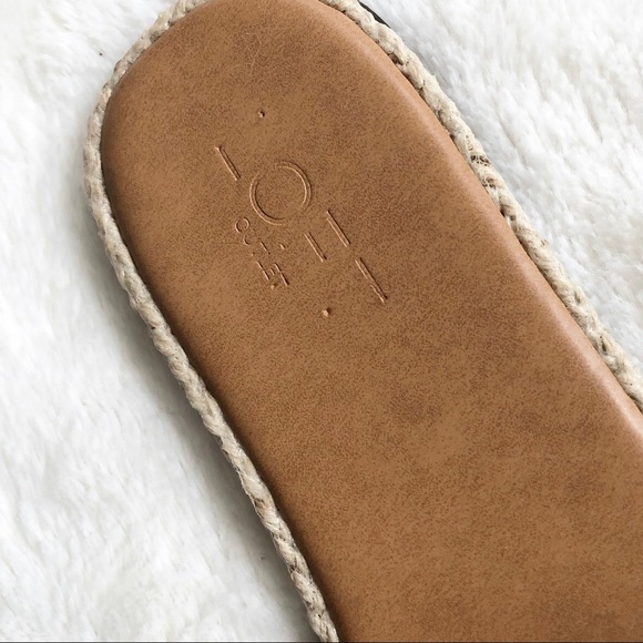 SOLD LOFT Outlet | Gingham Bow Slide Sandals *NWT* - Picture 5 of 11